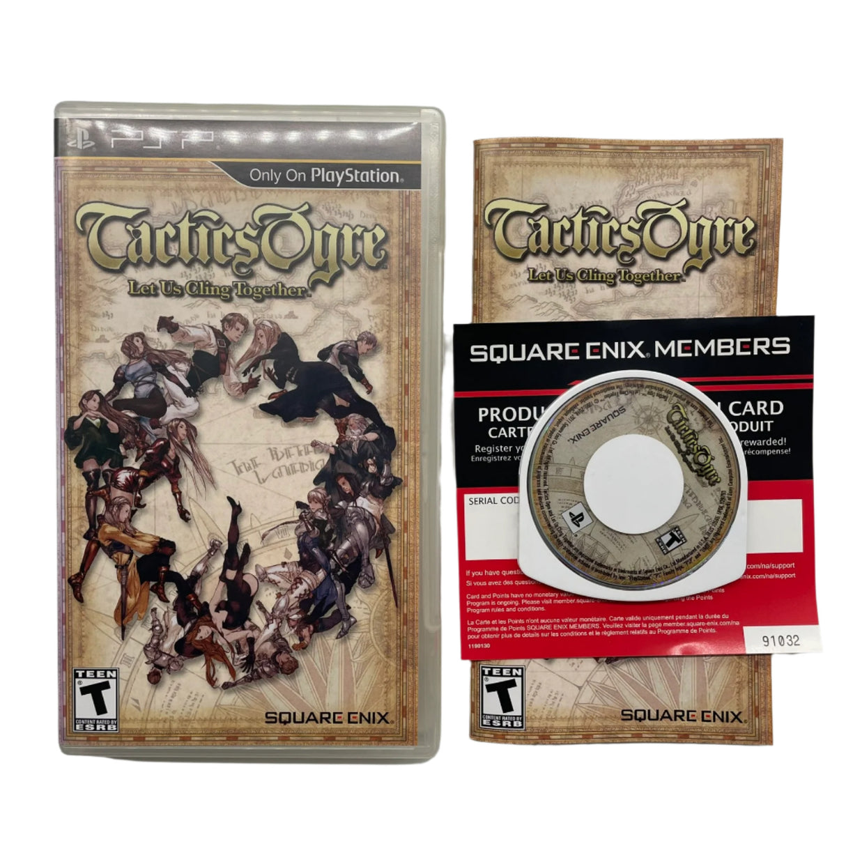 Tactics Ogre Let Us Cling Together PSP PlayStation Portable Game + Manual