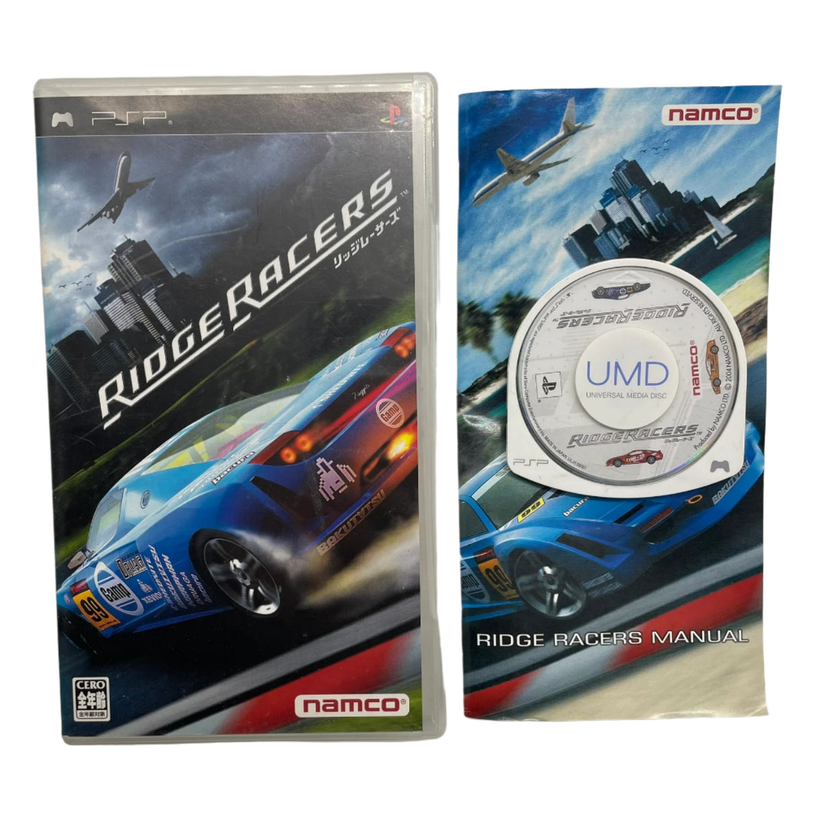 Ridge Racers PSP PlayStation Portable Japanese Racer Game + Manual