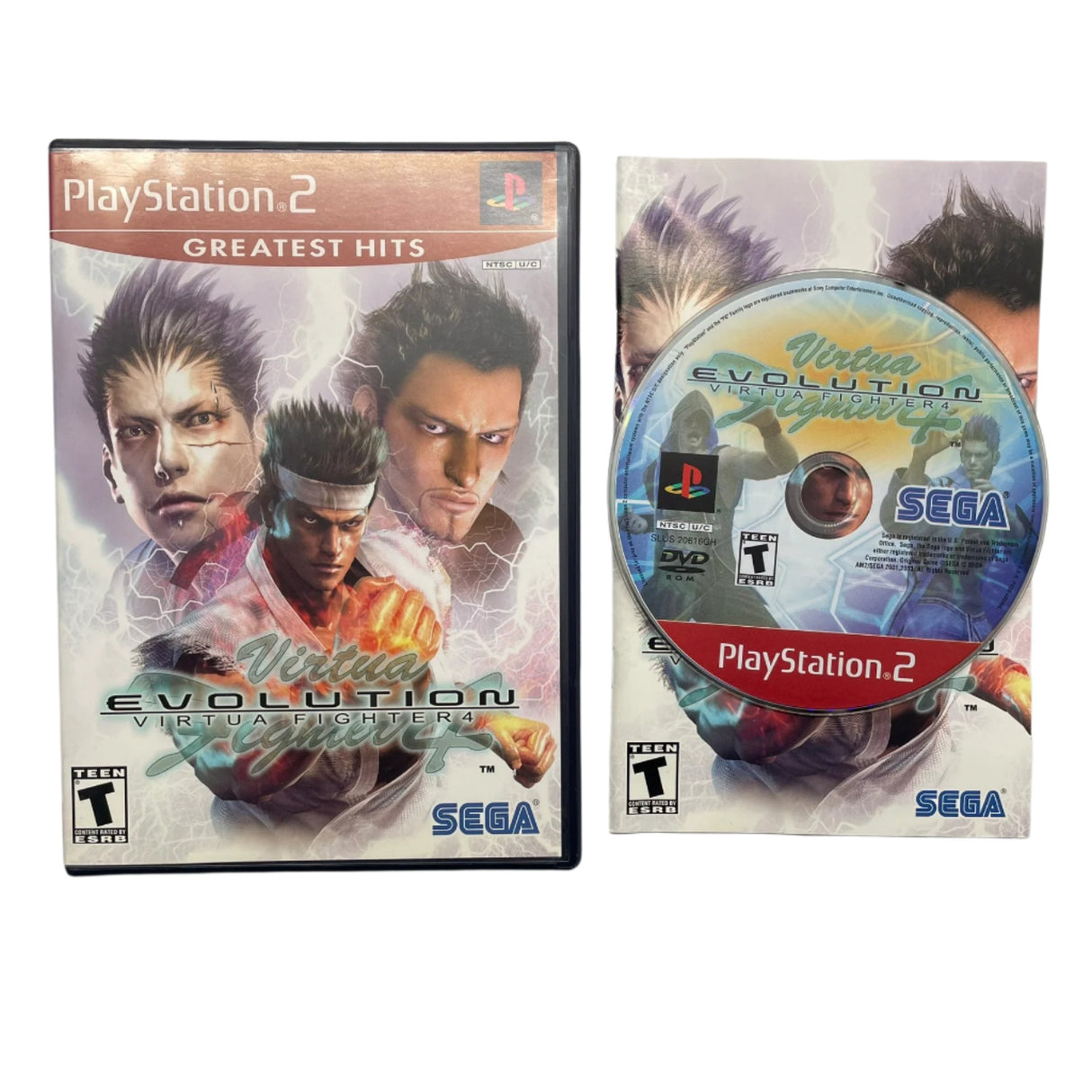 Virtua Fighter 4 Evolution PS2 PlayStation 2 Game + Manual NTSC U/C