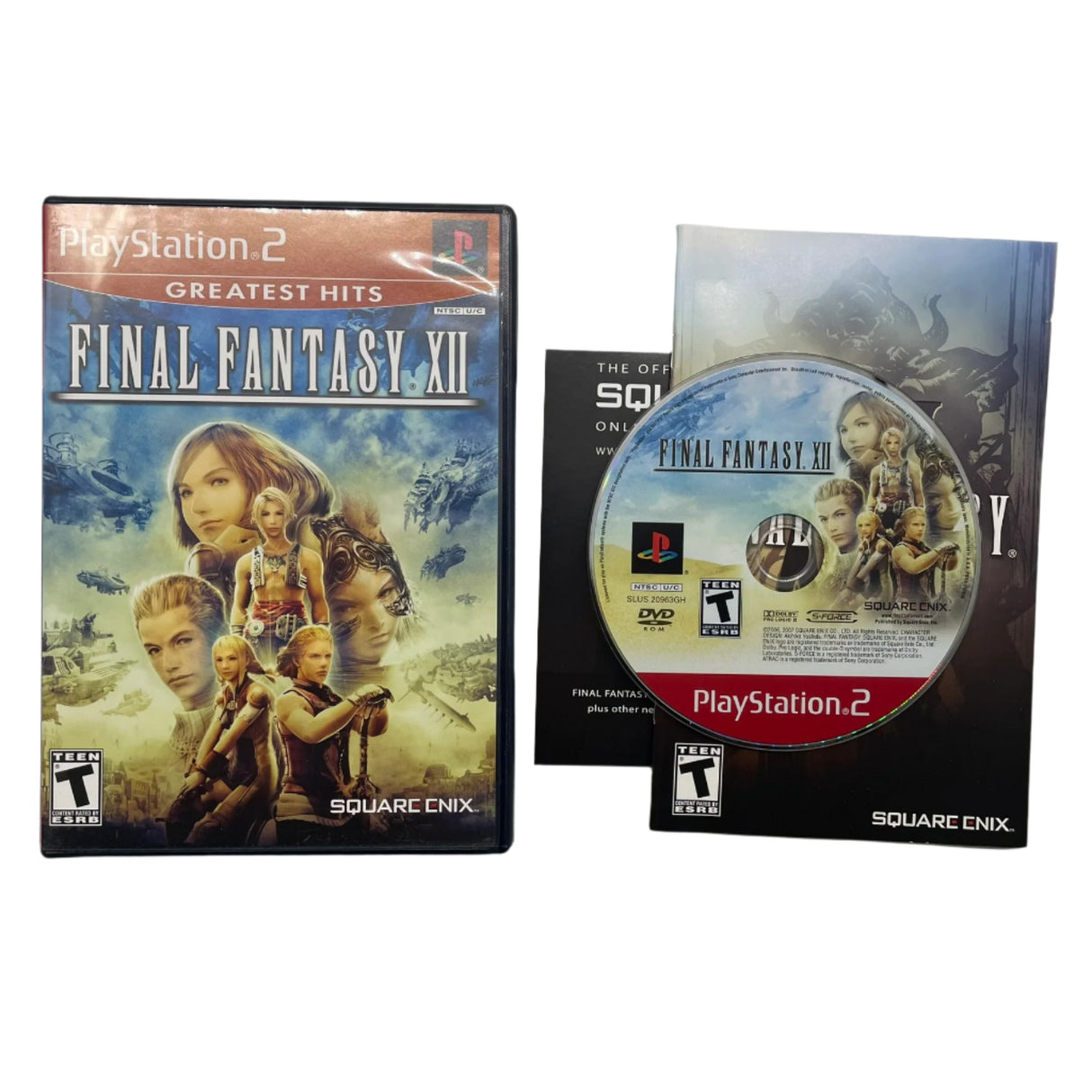 Final Fantasy 12 XII PlayStation 2 PS2 Game + Manual NTSC U/C