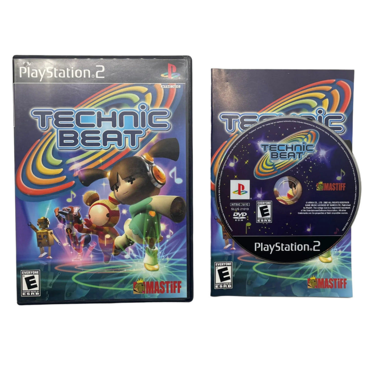 Technic Beat PS2 PlayStation 2 Game + Manual NTSC U/C