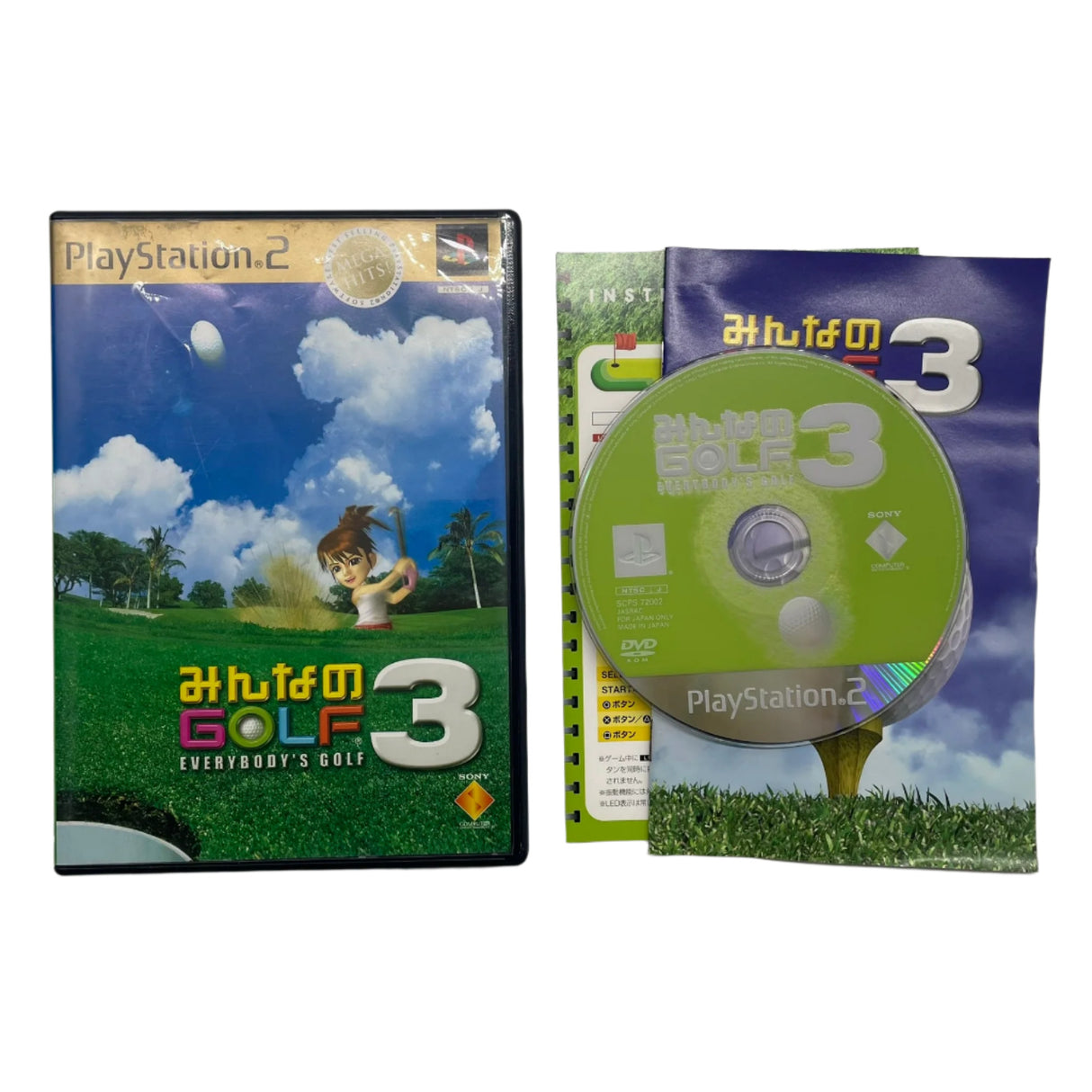 Everybody's Golf 3 PS2 PlayStation 2 Game + Manual Japanese NTSC-J