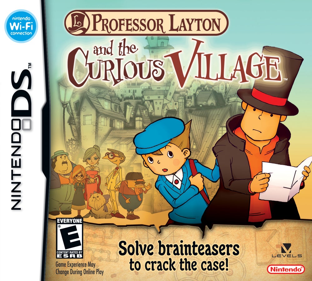 Professor Layton and the Curious Village Nintendo DS NDS Game PAL