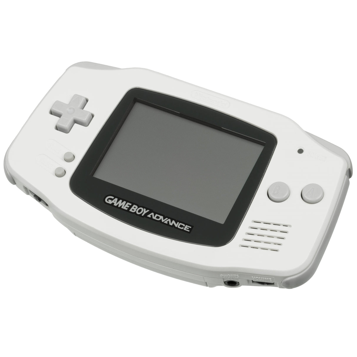 Nintendo Gameboy Advance Arctic White Console + AA Batteries