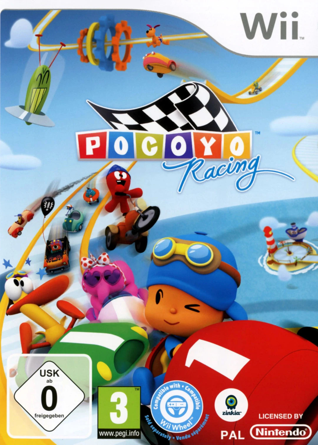 Pocoyo Racing Nintendo Wii Game PAL