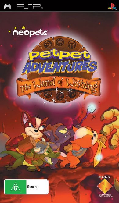 Neopets: Petpet Adventures: The Wand of Wishing Playstation Portable PSP Game PAL