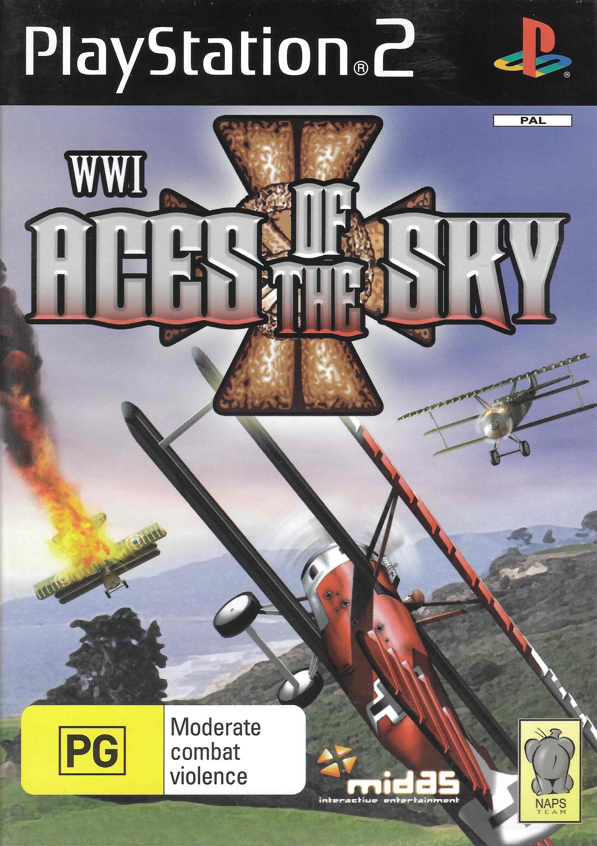 WWI: Aces of the Sky Playstation 2 PS2 Game PAL