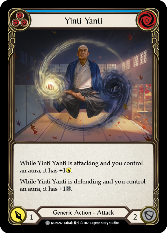 Yinti Yanti (Blue) [MON292-RF] (Monarch)  1st Edition Rainbow Foil