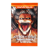 UniVersus Attack on Titan: Origins of Power Booster Display - Trippy Trades 