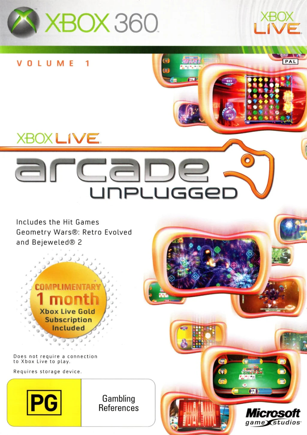 Xbox Live Arcade Unplugged: Volume 1 Xbox 360 Game PAL