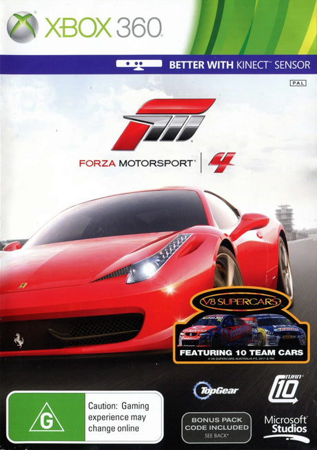 Forza Motorsport 4 Xbox 360 Game PAL Microsoft Xbox 360 Game