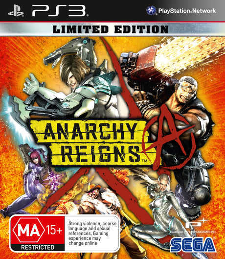 Anarchy Reigns Playstation 3 PS3 Game PAL Sony Playstation 3 Game