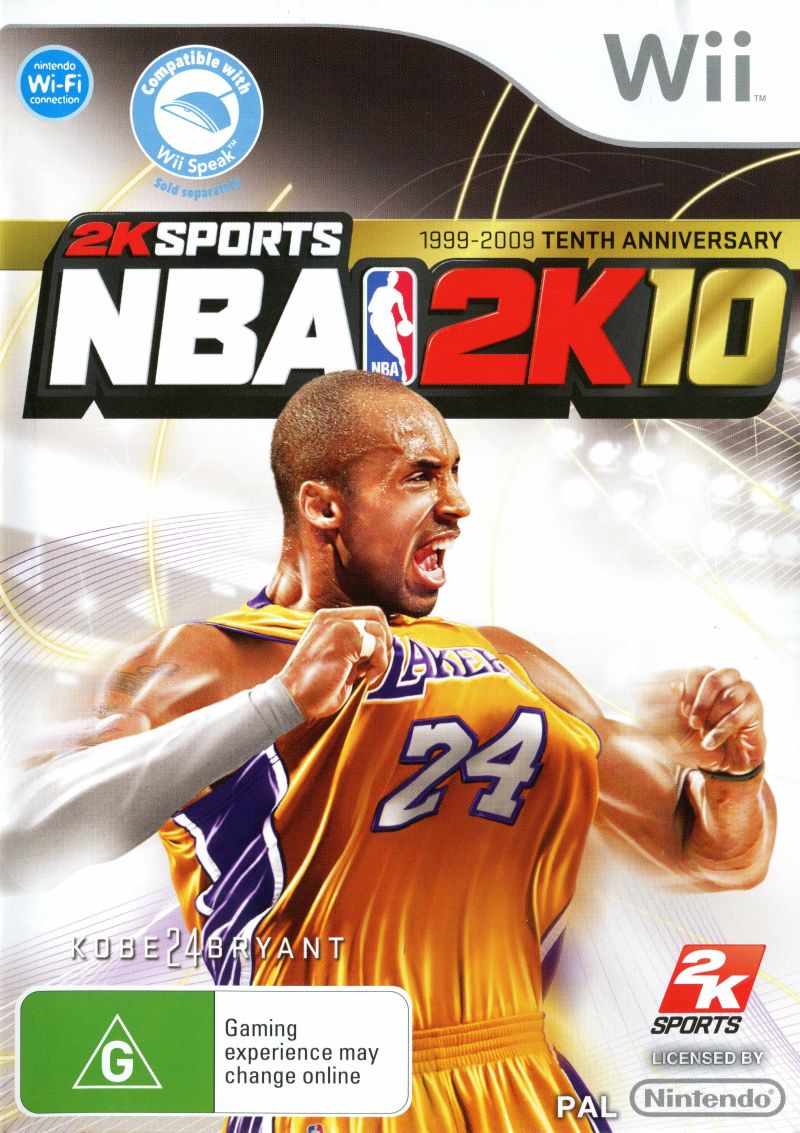 NBA 2K10 Nintendo Wii Game PAL Nintendo Wii Game