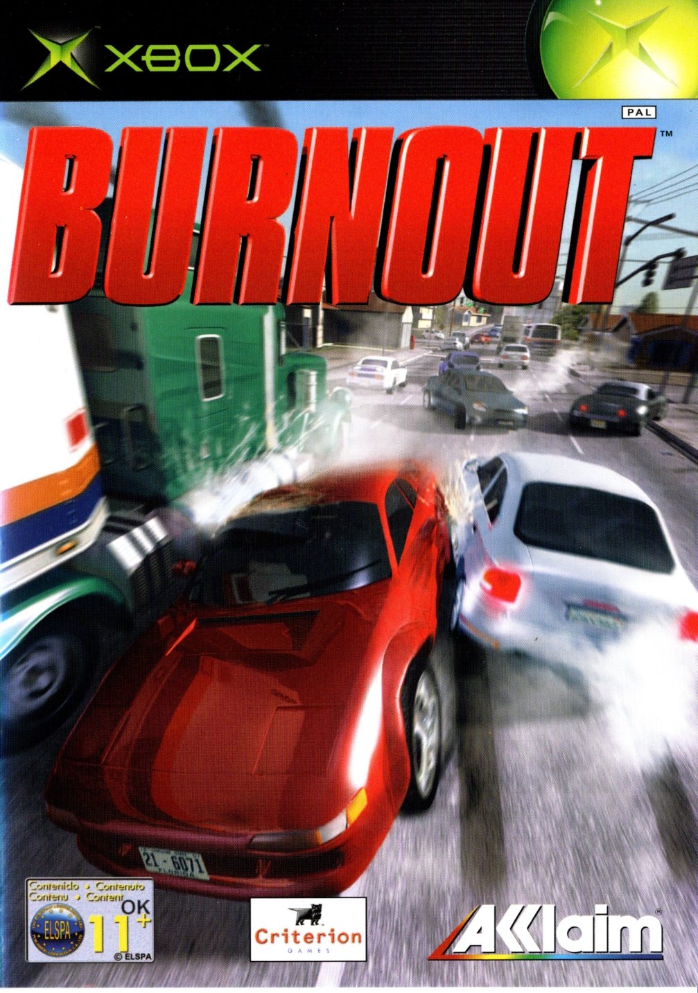 Burnout Xbox Game PAL