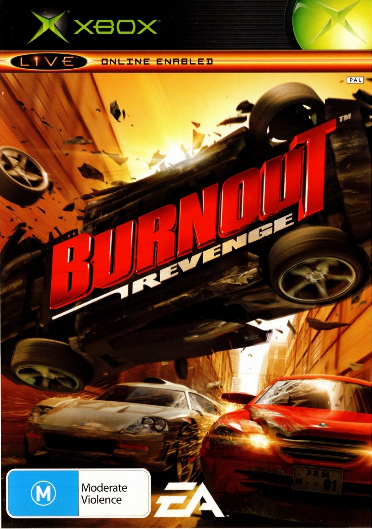 Burnout Revenge Xbox Game PAL