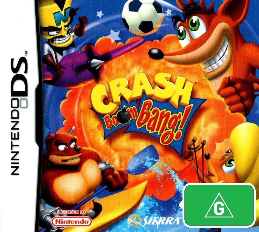 Crash Boom Bang! Nintendo DS NDS Game PAL