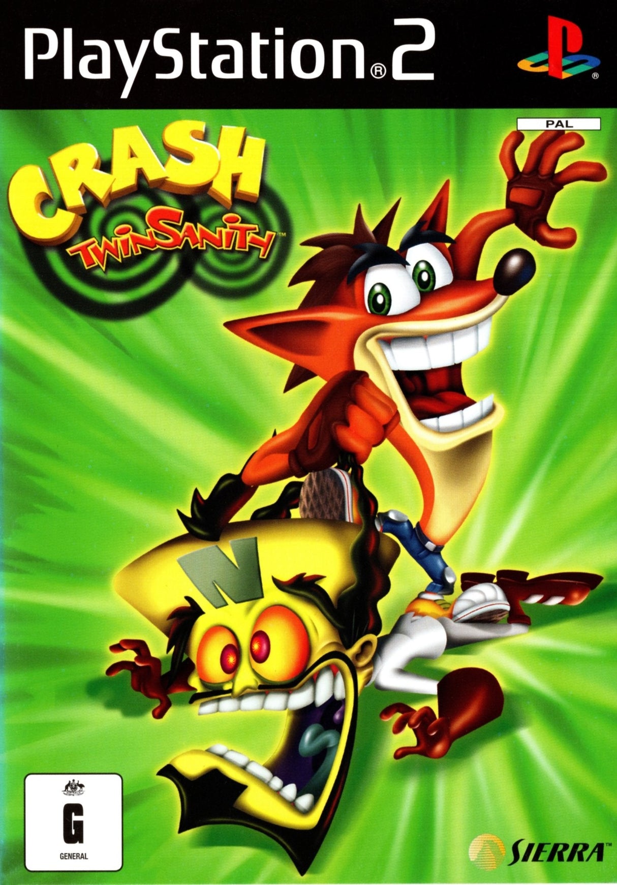 Crash Twinsanity Playstation 2 PS2 Game PAL