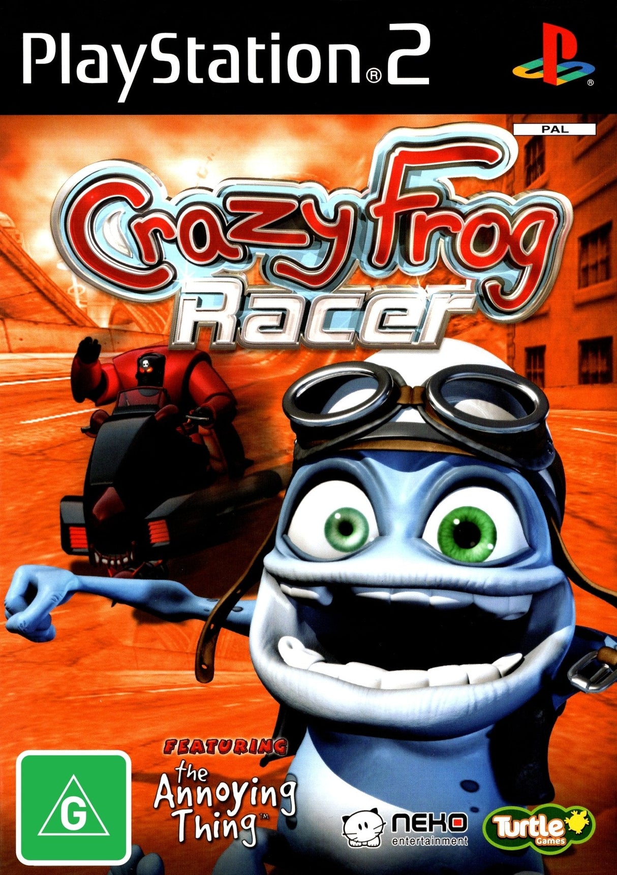 Crazy Frog Racer Playstation 2 PS2 Game PAL