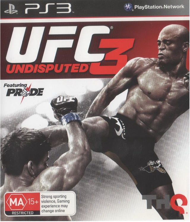 UFC Undisputed 3 Playstation 3 PS3 Game PAL Sony Playstation 3 Game