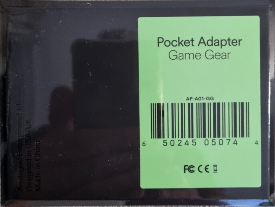 Analogue Pocket Game Gear Adaptor Brand new sealed