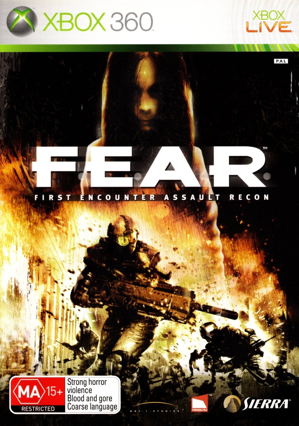 F.E.A.R. FEAR First Encounter Assault Recon Xbox 360 Game PAL