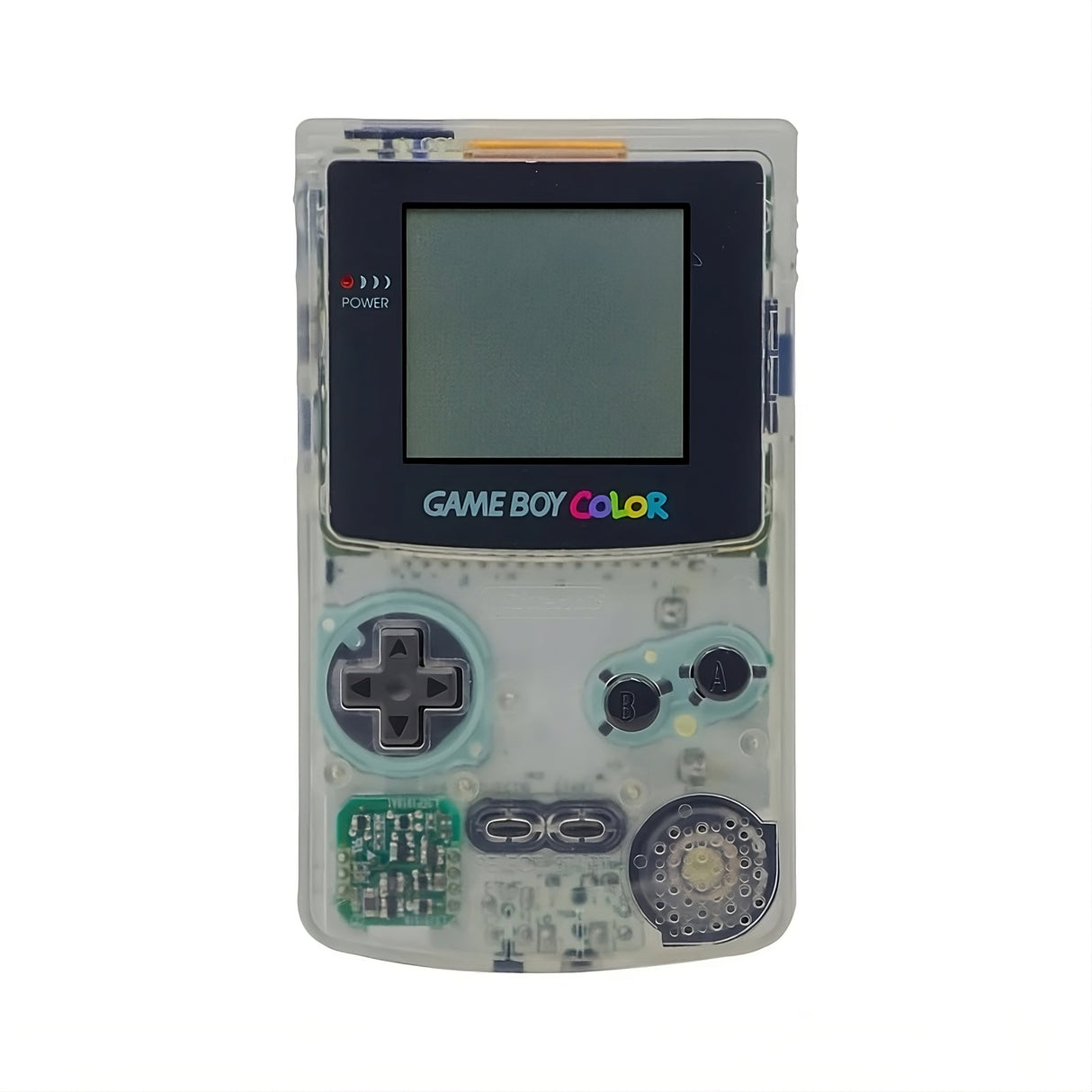 Nintendo Gameboy Color/Colour Transparent Clear Console + AA Batteries