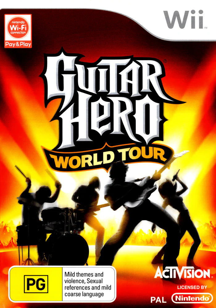 Guitar Hero: World Tour Nintendo Wii Game PAL