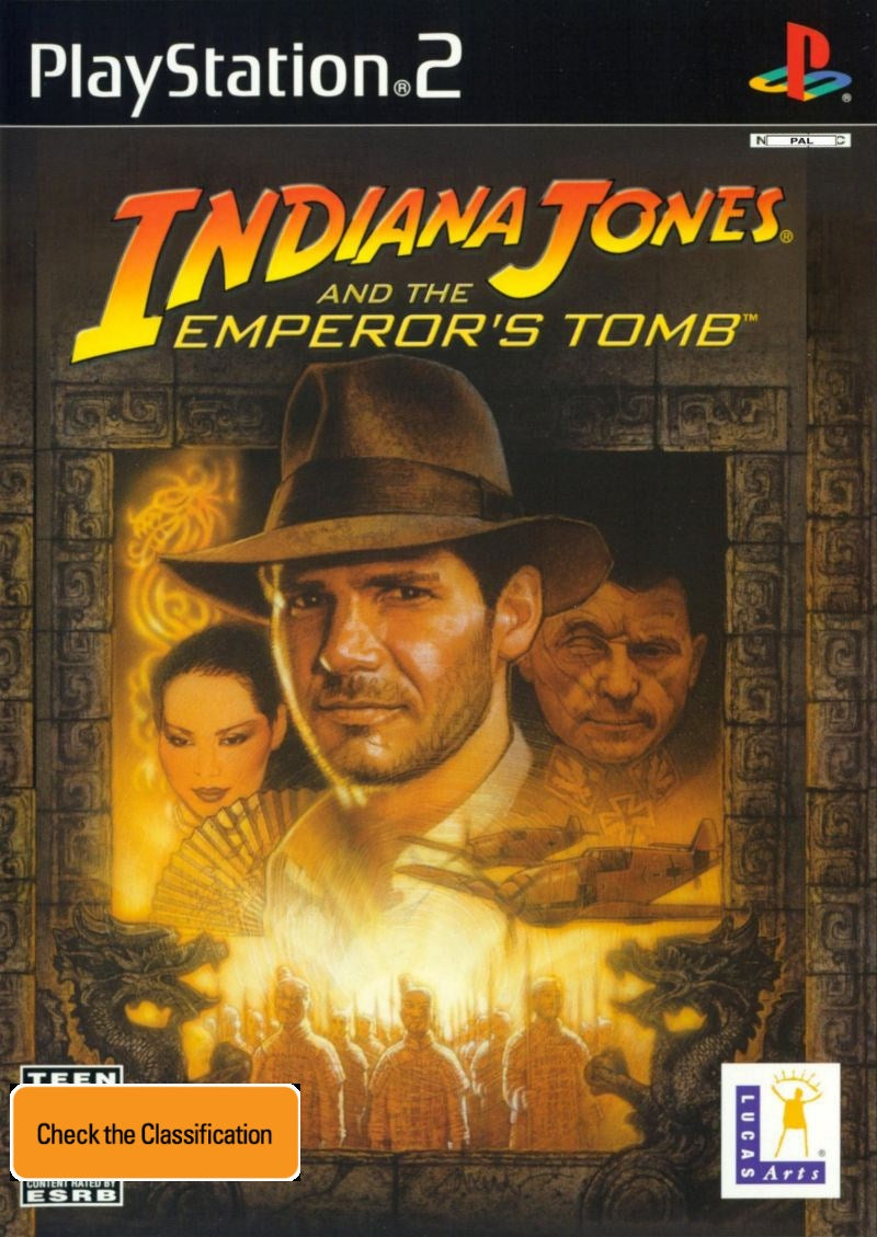 Indiana Jones and the Emperor's Tomb Playstation 2 PS2 Game PAL