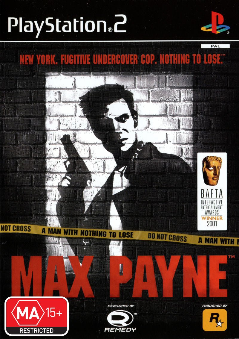 Max Payne Playstation 2 PS2 Game PAL