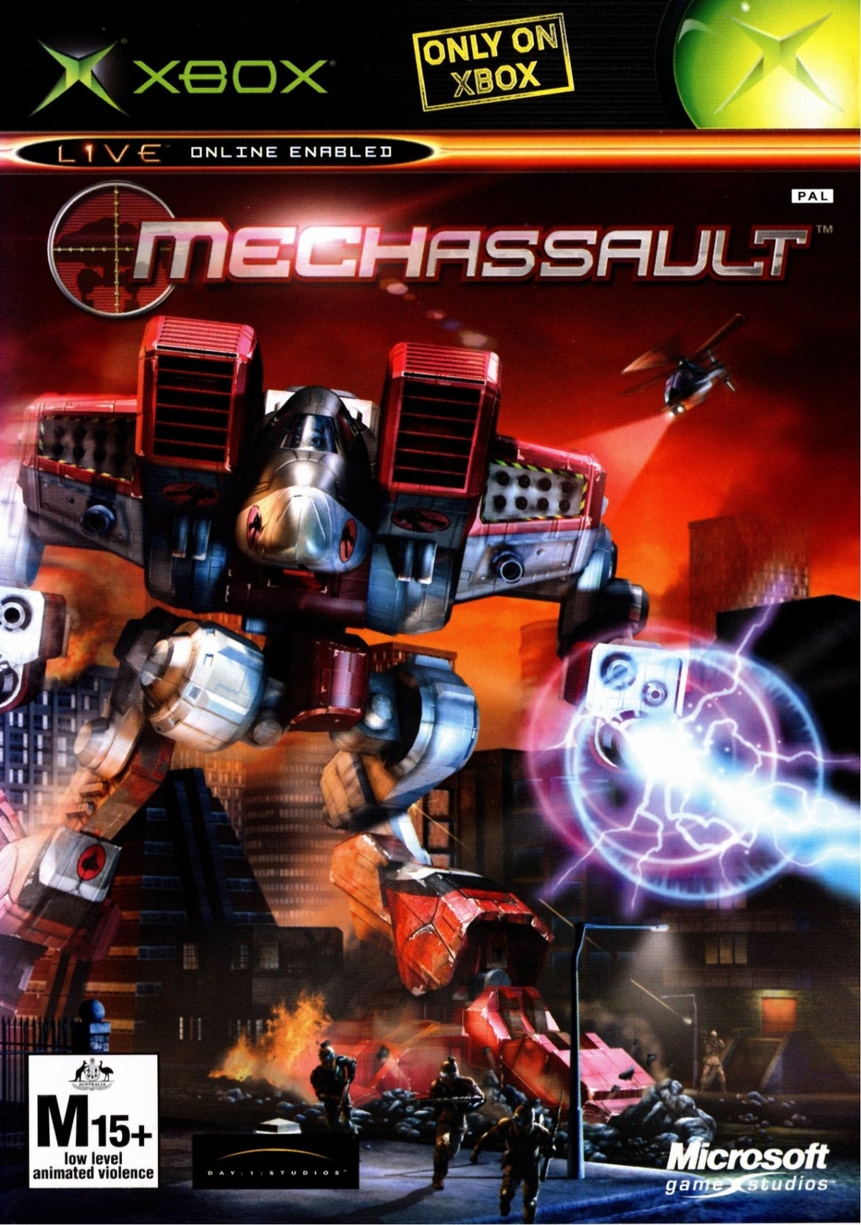 MechAssault Xbox Game PAL