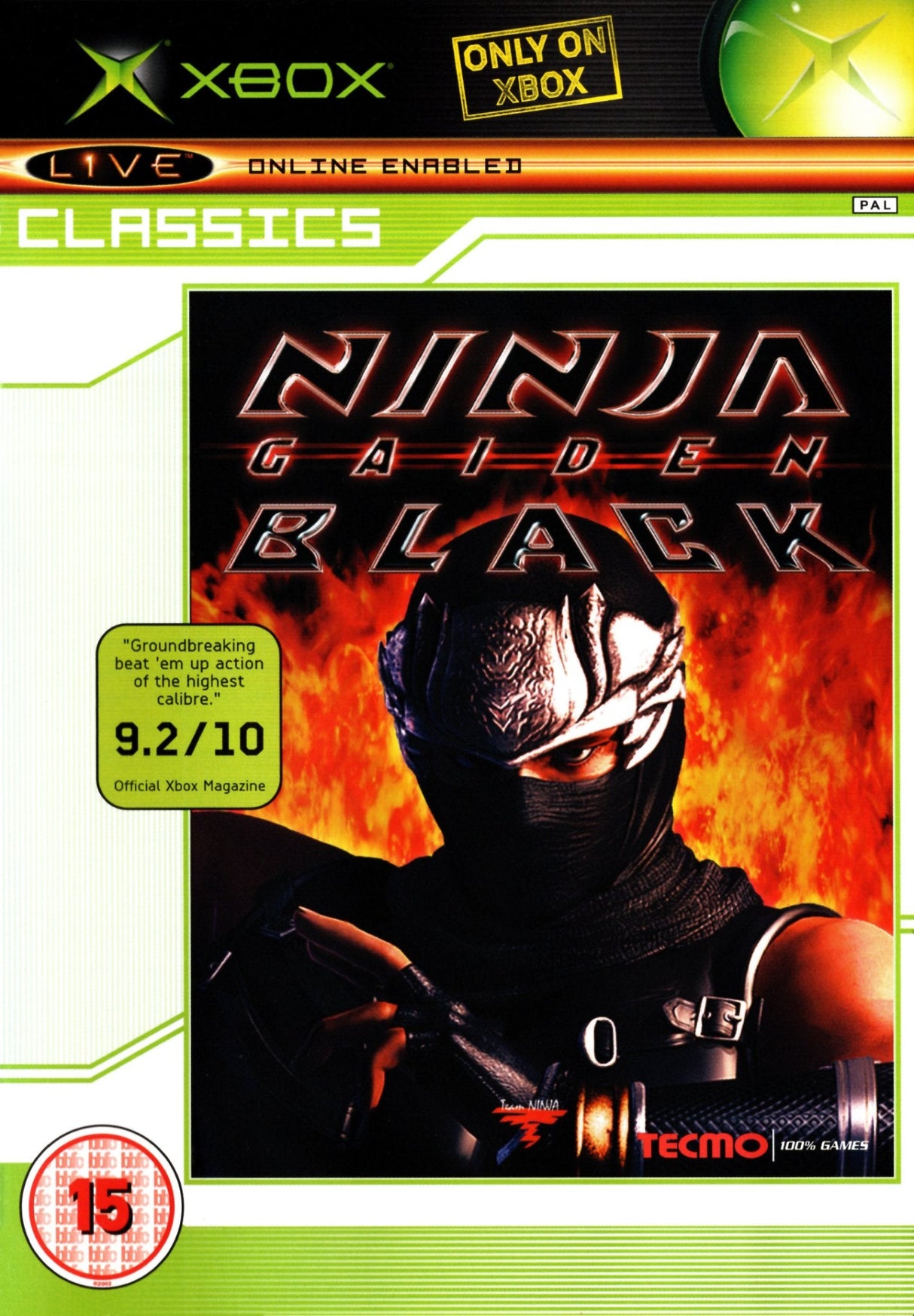 Ninja Gaiden Black Xbox Game PAL