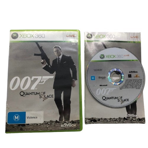 007 Quantum of Solace Xbox 360 Game + Manual PAL