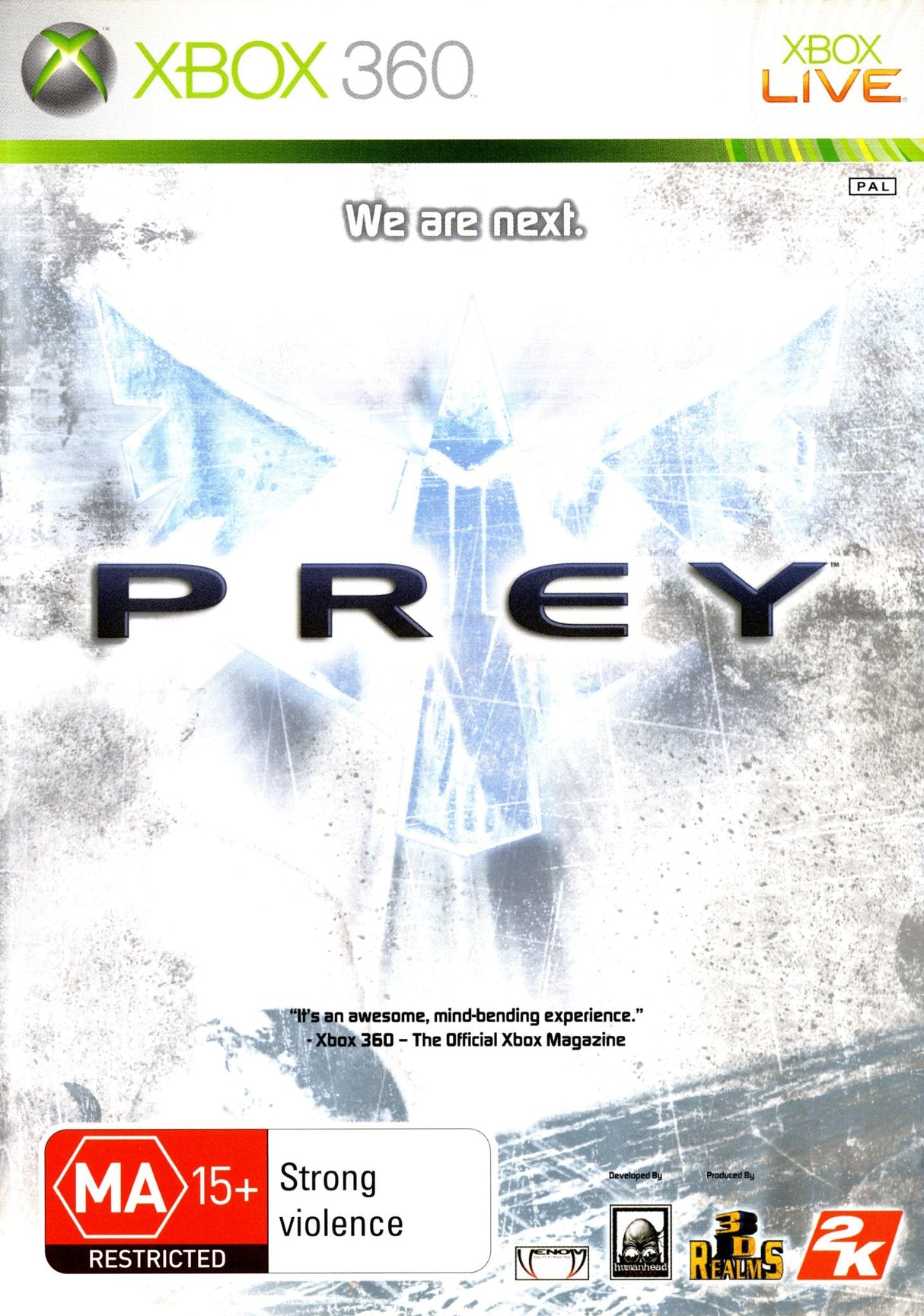 Prey Xbox 360 Game PAL