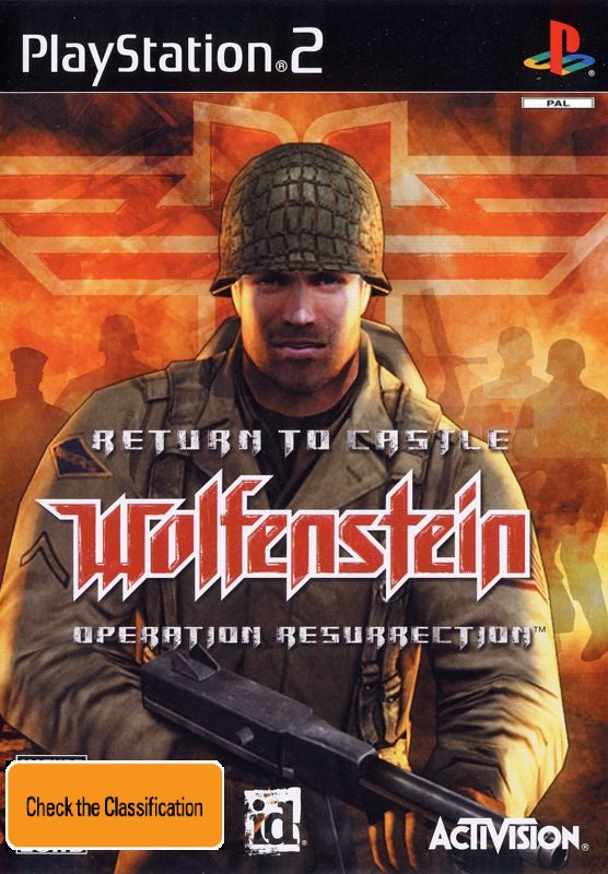 Return to Castle Wolfenstein: Operation Resurrection Playstation 2 PS2 Game PAL