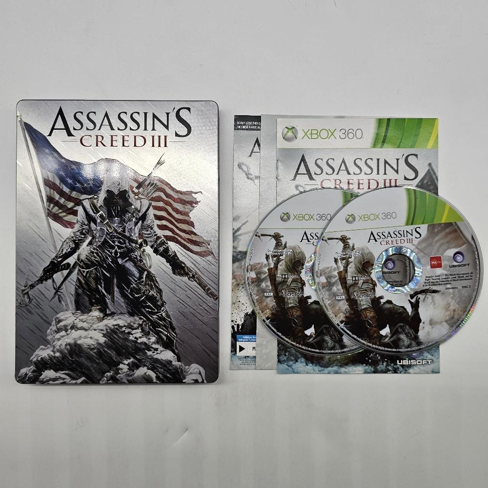 Assassins Creed 3 Steelbook Limited Edition Xbox 360 Game - Trippy Trades 