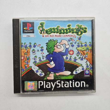 Lemmings & Oh No More Lemmings PS1 Playstation 1 Game PAL
