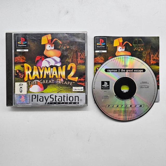 Rayman 2 The Great Escape PS1 Playstation 1 Game PAL - Trippy Trades 