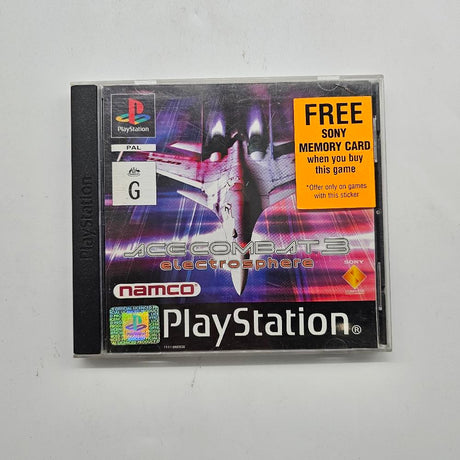Ace Combat 3 Electrosphere PS1 Playstation 1 Game PAL