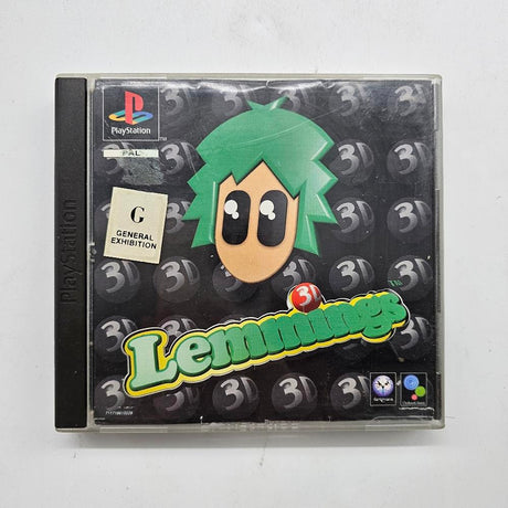 Lemmings 3D PS1 Playstation 1 Game PAL