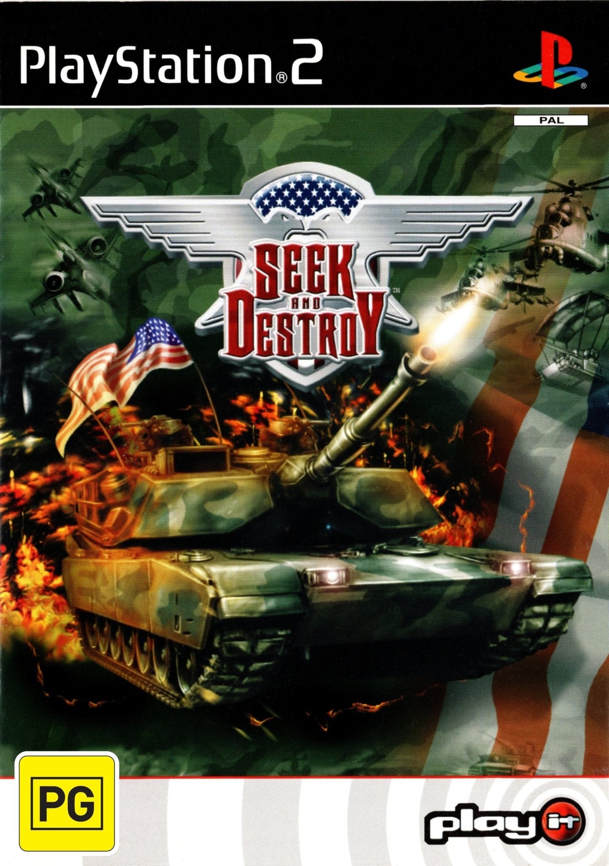 Seek and Destroy Playstation 2 PS2 Game PAL