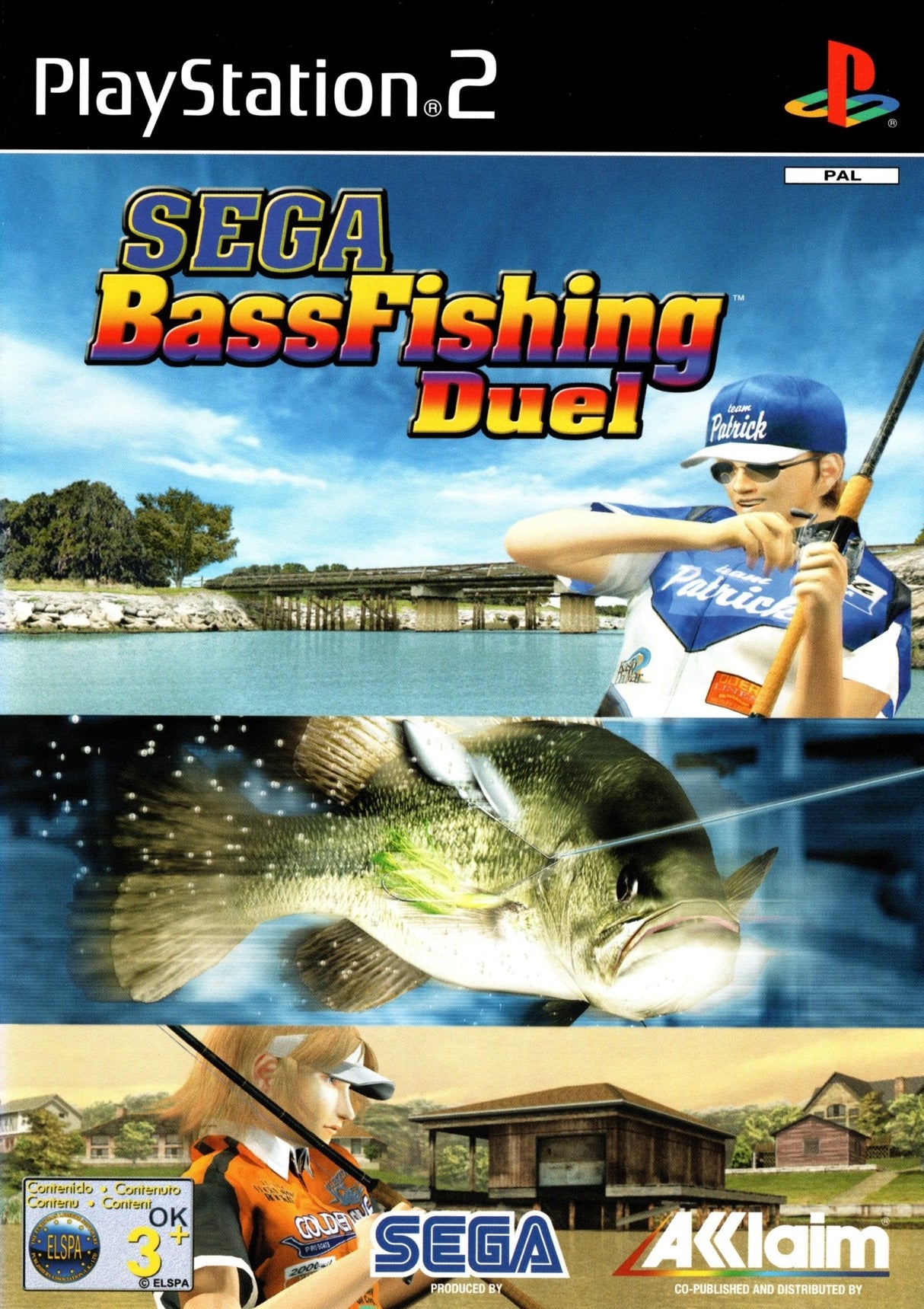 Sega Bass Fishing Duel Playstation 2 PS2 Game PAL