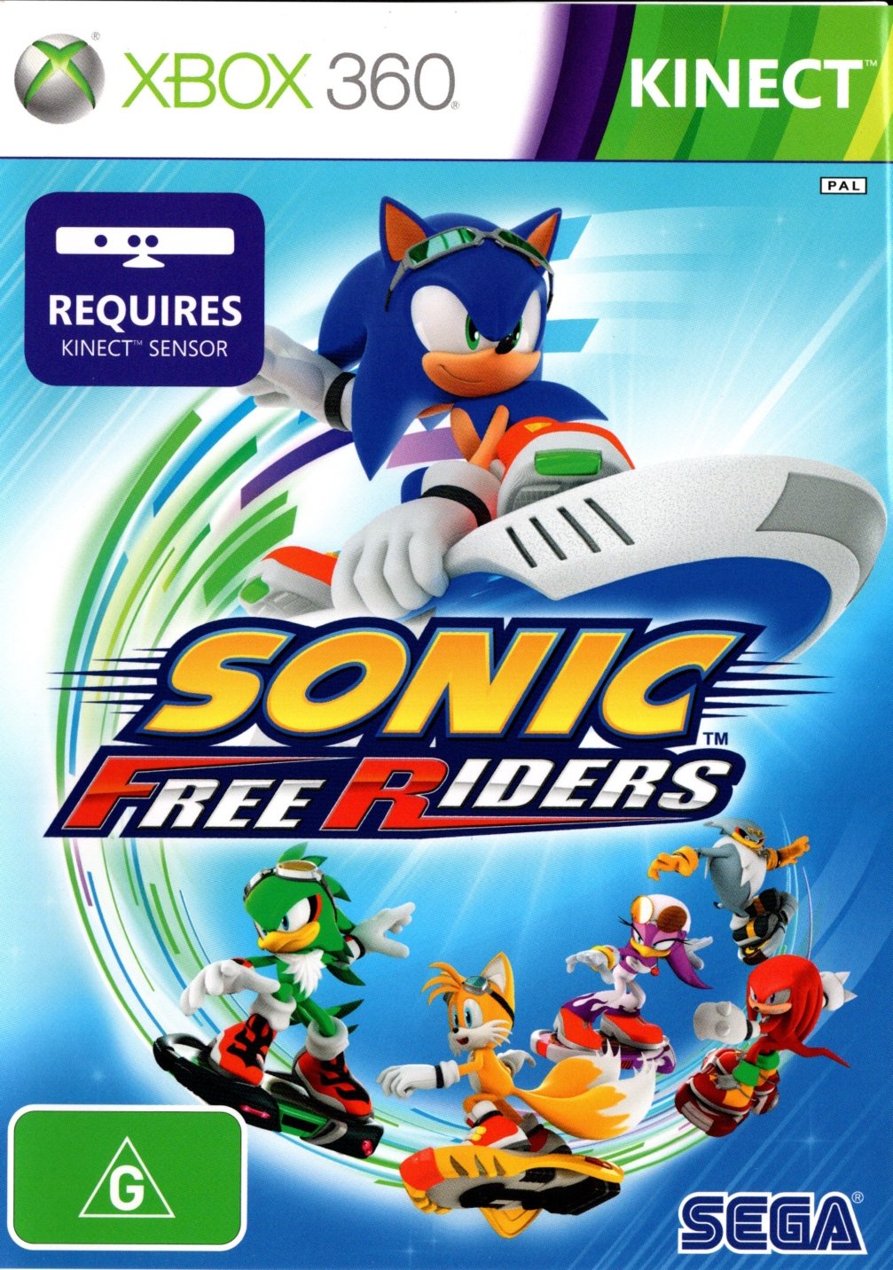 Sonic Free Riders Xbox 360 Game PAL