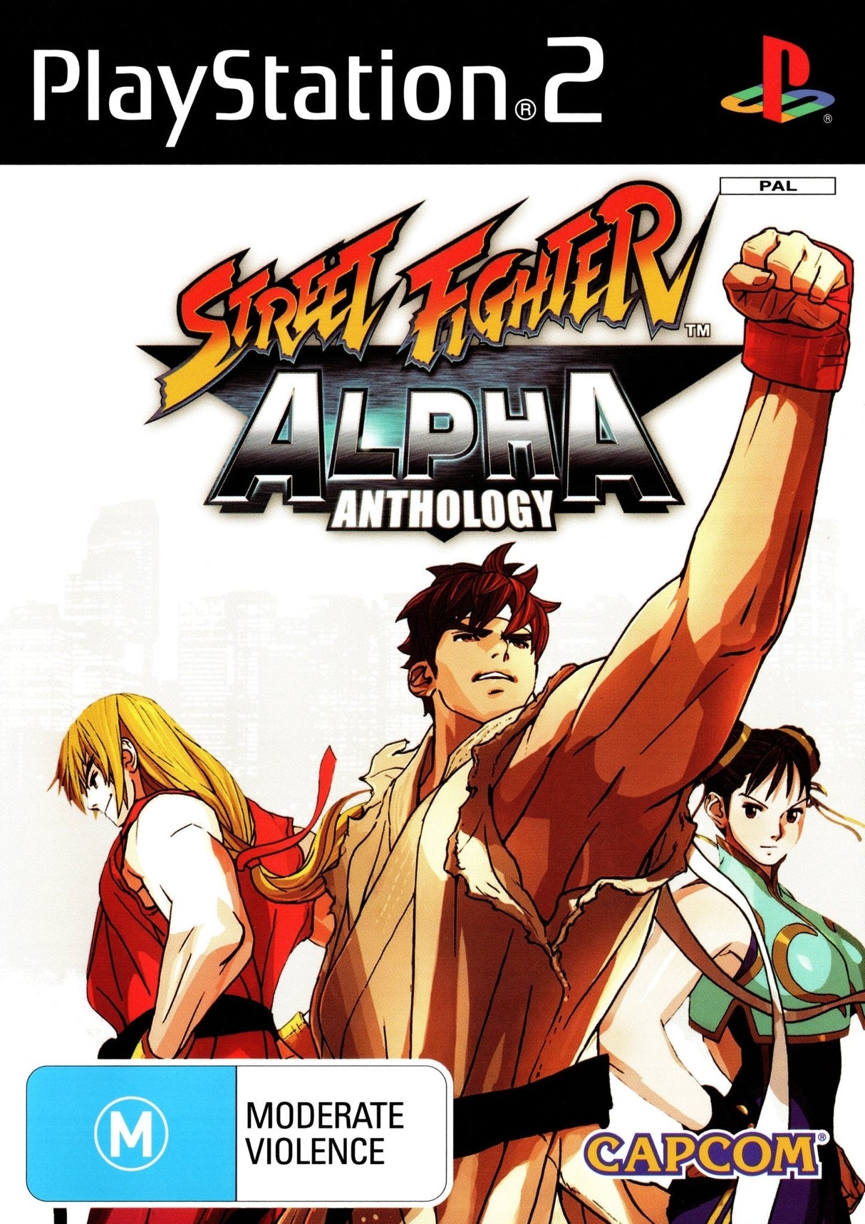 Street Fighter Alpha Anthology Playstation 2 PS2 Game PAL