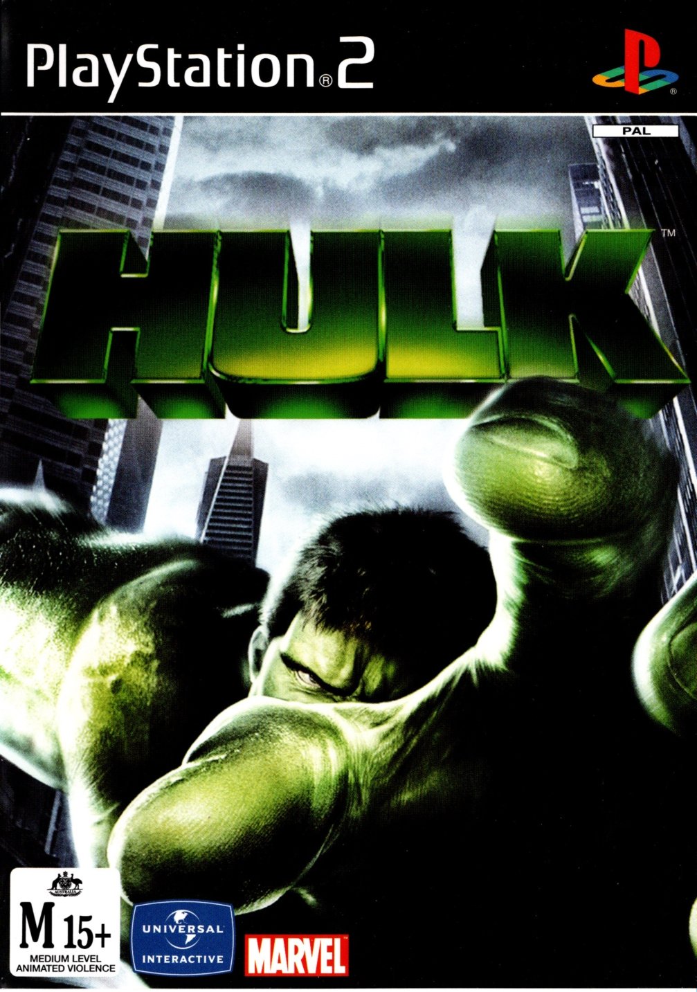 The Hulk Playstation 2 PS2 Game PAL