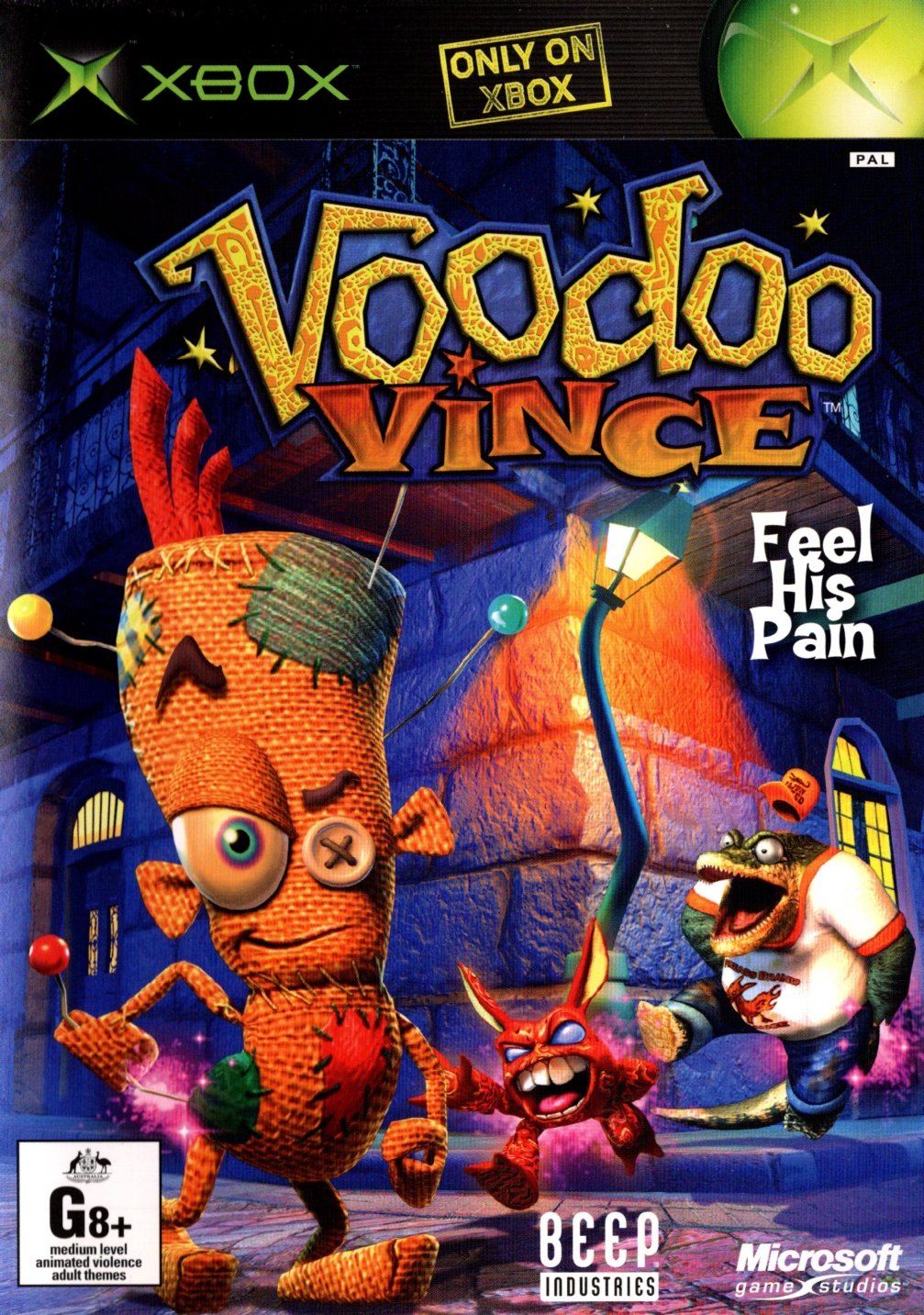 Voodoo Vince: Feel His Pain Xbox Game PAL