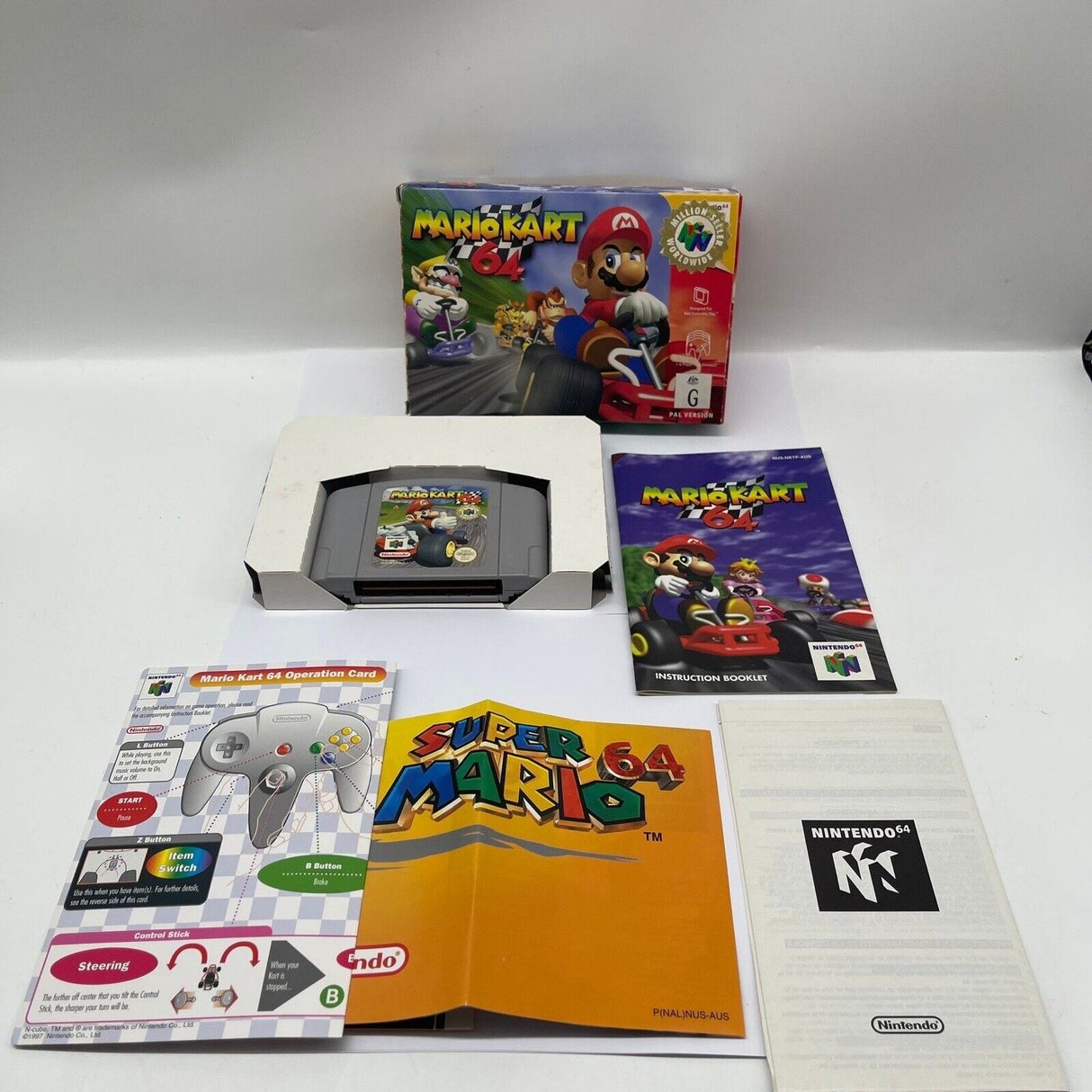 Mario Kart Nintendo 64 N64 Game Boxed Complete - Trippy Trades 