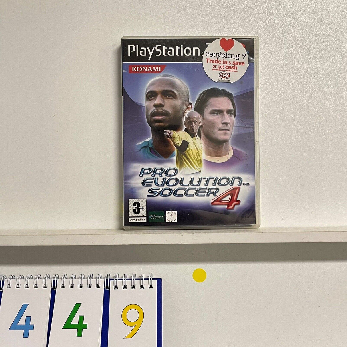 Pro Evolution Soccer 4 PS2 PlayStation 2 game + manual PAL
