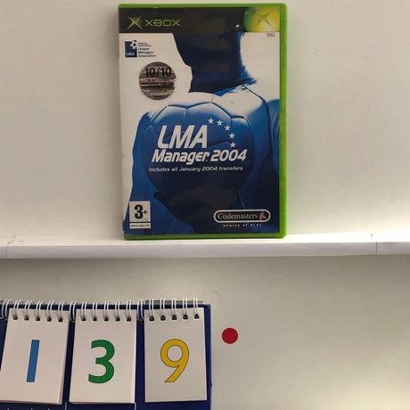 LMA Manager 2004 Xbox Original Game + Manual PAL - Trippy Trades 