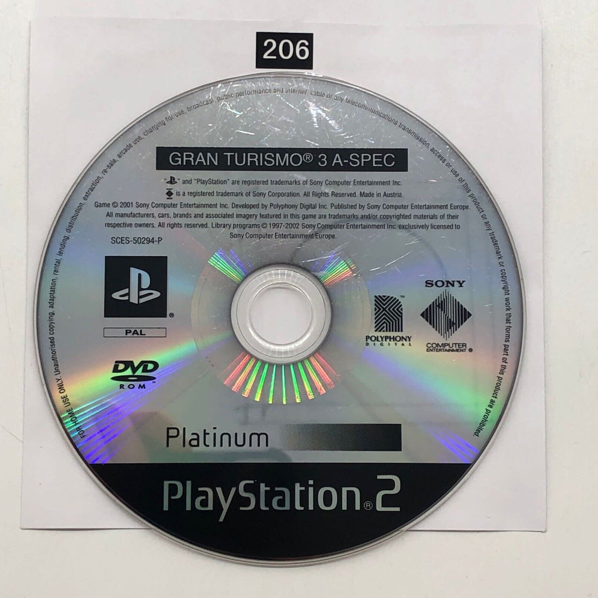 Gran Turismo 3 III A-Spec PS2 Playstation 2 Game Disc Only oz206 - Trippy Trades 