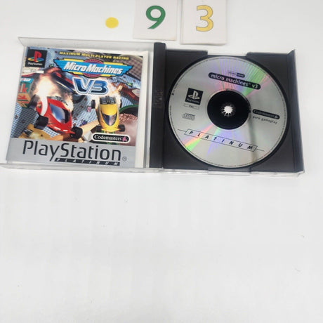 Micro Machines v3 PS1 Playstation 1 Game + Manual PAL - Trippy Trades 